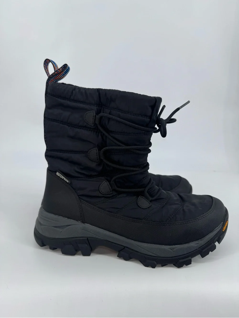 Muck Boot Women's Arctic Ice Nomadic Sport + Vibram Arctic Grip A.T. Size 7